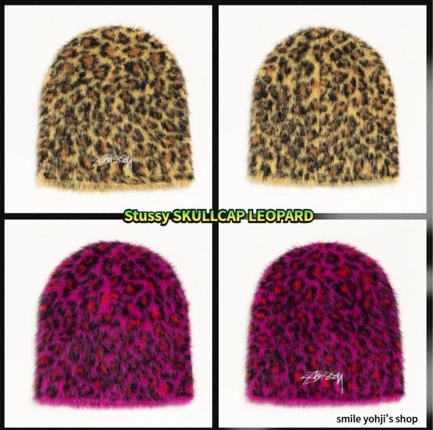 ☆25AW 大人気☆Stussy SKULLCAP LEOPARD (STUSSY/ニットキャップ