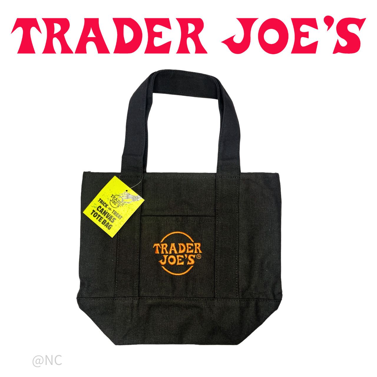 Trader Joe'sトレーダージョーズハロウィンミニトート黒 (Trader Joe's