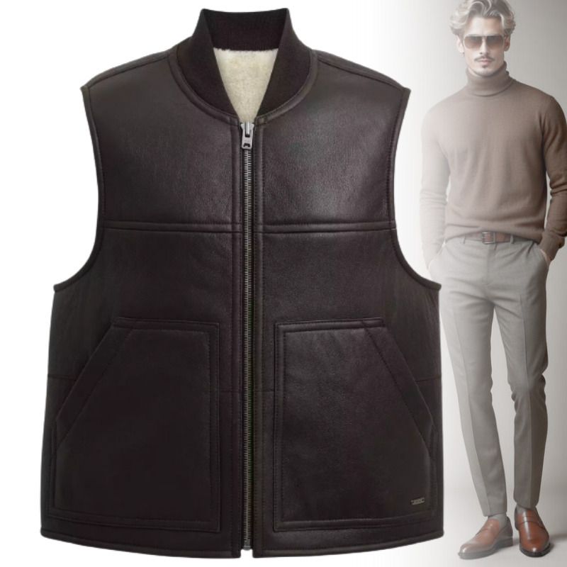 COACH】コーチ リバーシブル シアリング ベスト メンズ サイズ (Coach