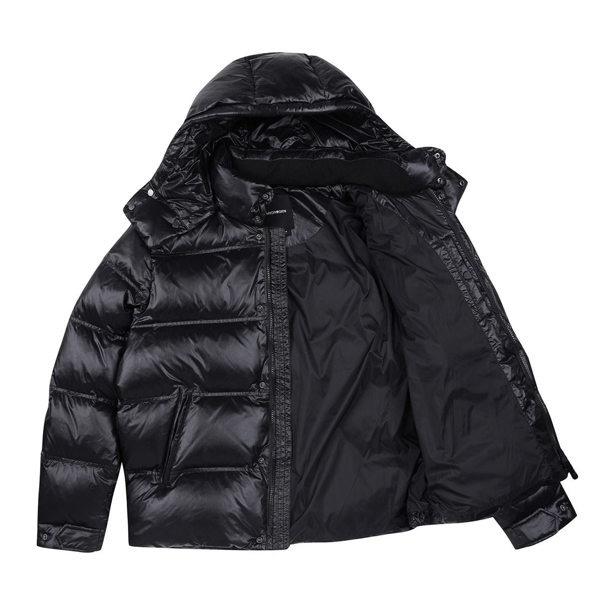 HYDROGEN] UNISEX HIGH GLOSSY DOWN JACKET/ 税込み (Hydrogen/ダウン