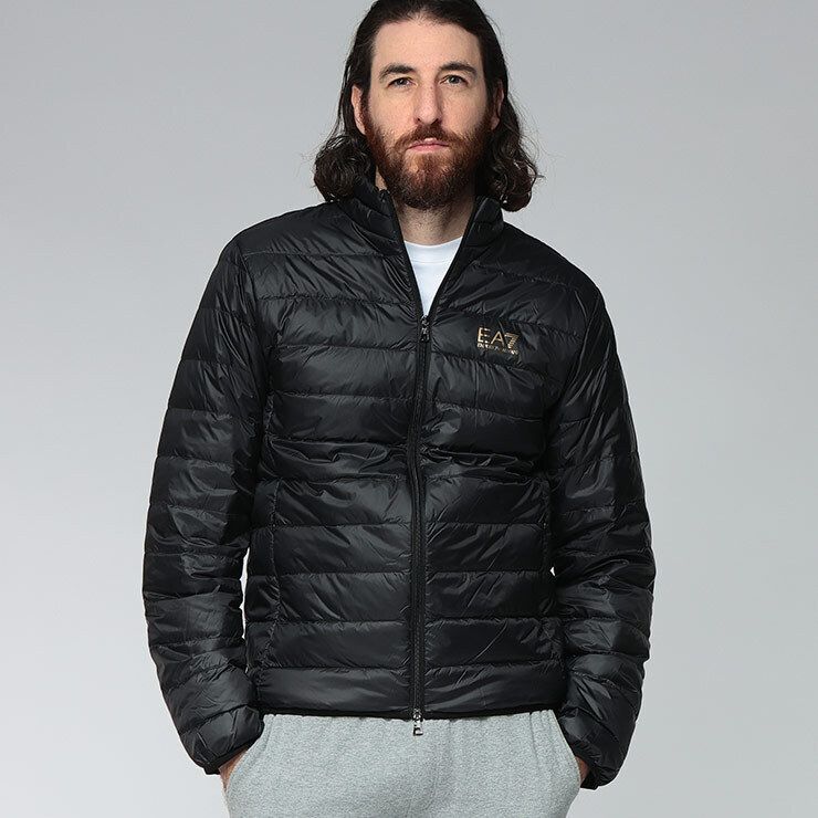 EMPORIO ARMANI EA7 フルジップライトダウンジャケット (EMPORIO