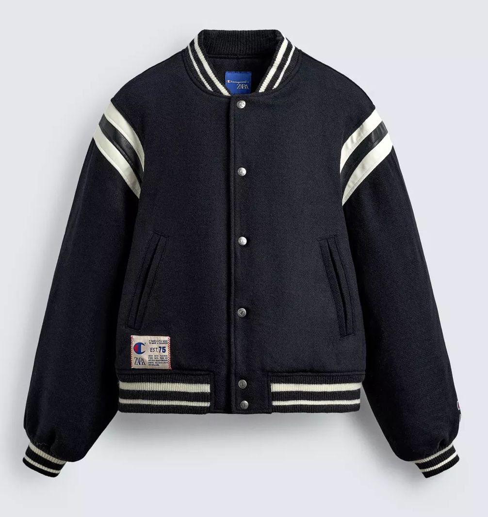 送関込み☆ZARA x Champion☆中綿入り スタジャン/ジャケット (ZARA