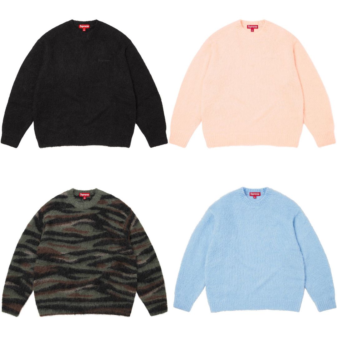 25AW Week10 Supreme Brushed Mohair Sweater (Supreme/ニット