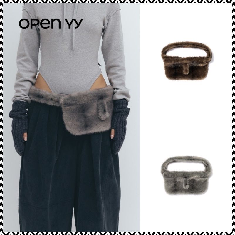 OPEN YY》 FURRY POCKET BELT BAG (OPEN YY_TheOpen Product/バッグ