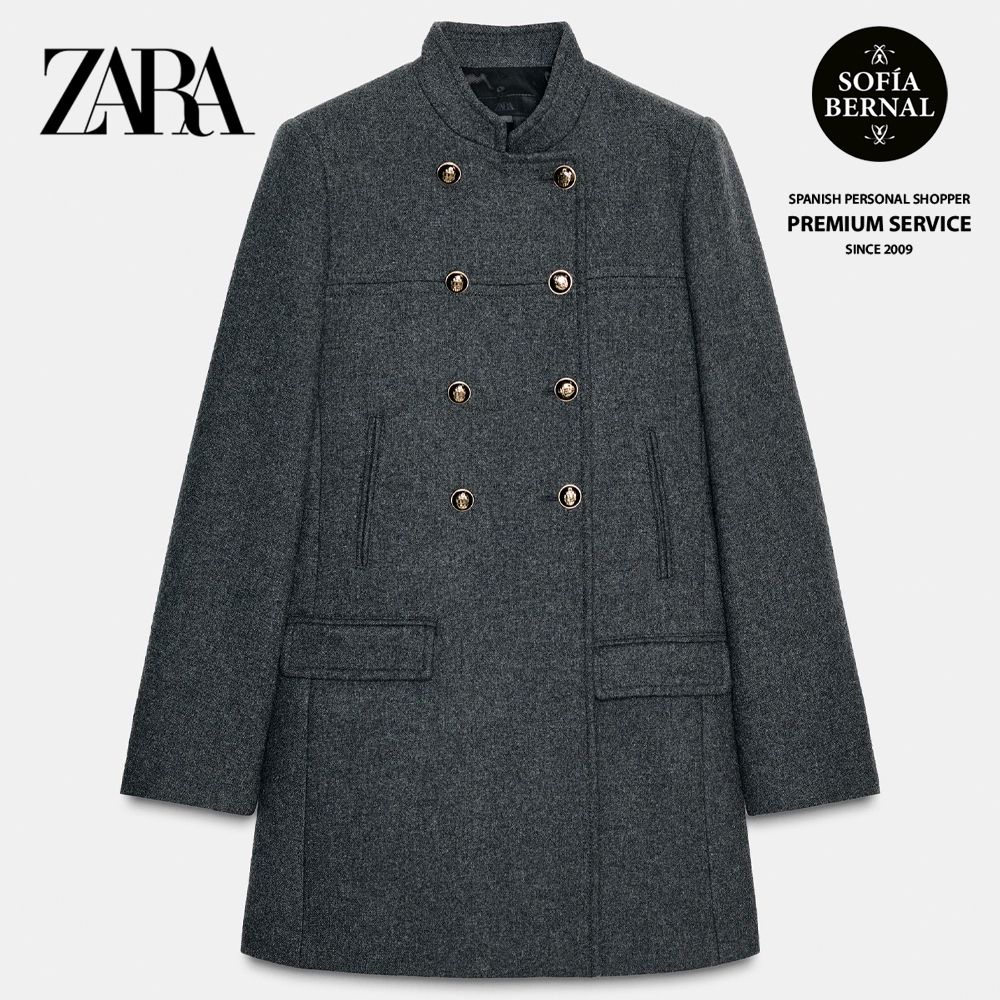 ZARA ウールダブルブレストコート (ZARA/ジャケット) 9130/397/802