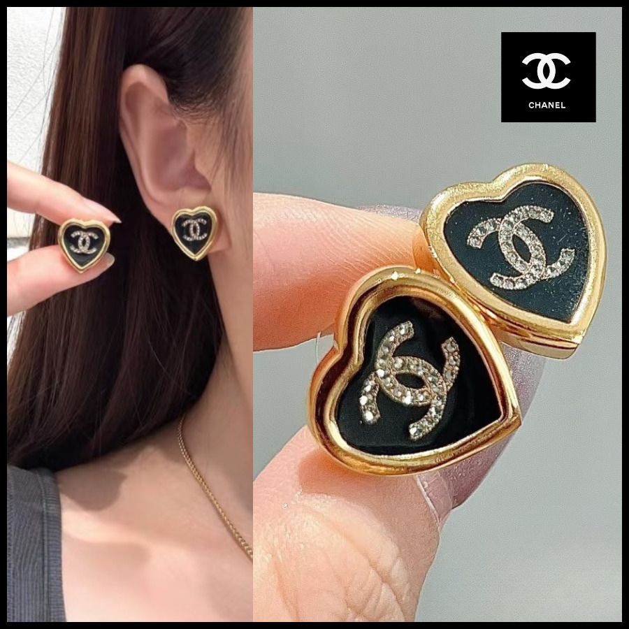 ブラック×ゴールドで魅せる】耳元からCHANEL スタイル (CHANEL/ピアス