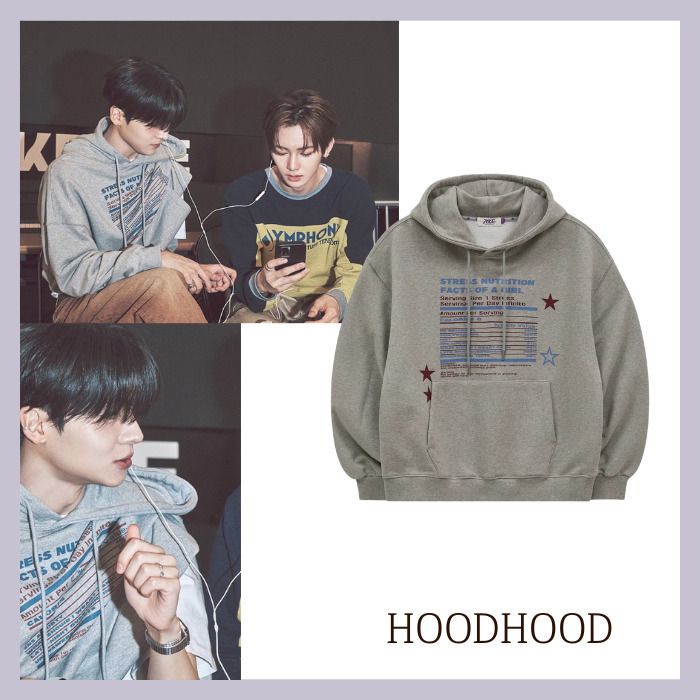 HOODHOOD】Girl Stress Nutrition ALD1 サンウォン着用 (HOODHOOD