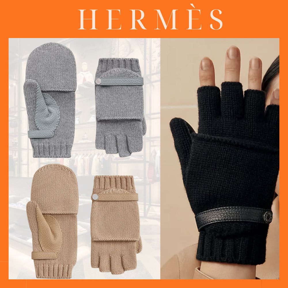 ギフトOK☆2WAY☆スマホも使える【エルメス】ボルチモア手袋 (HERMES
