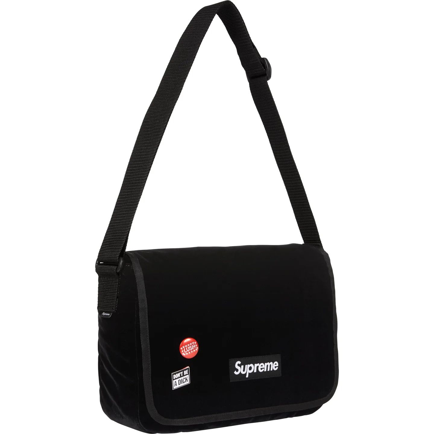 Supreme】Velvet Small Messenger Bag 3 Colors - 25FW (Supreme