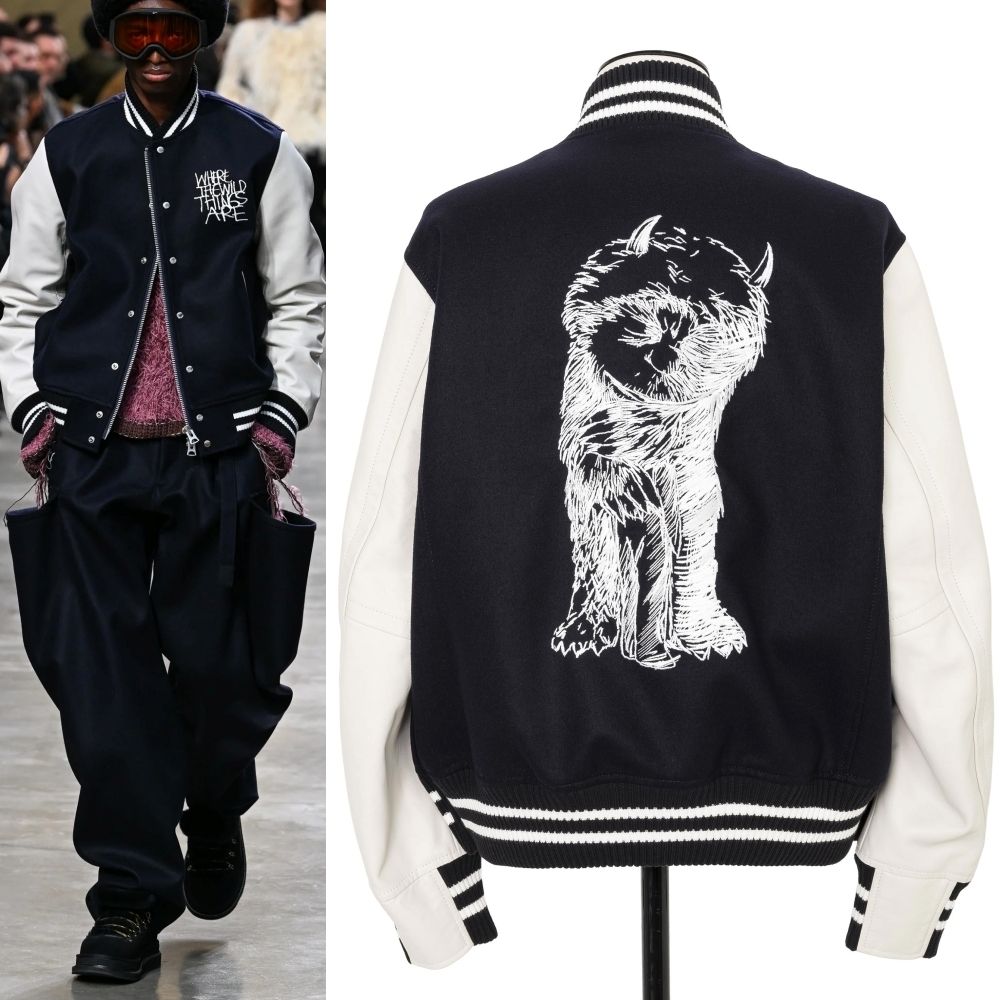 SACAI WHERE THE WILD THINGS ARE Blouson スタジャン サカイ (sacai