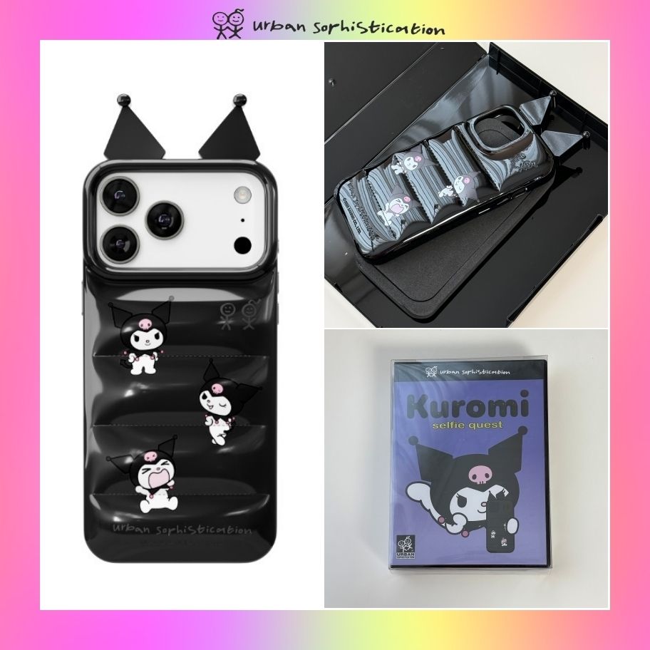 Urban Sophistication】 The Puffer Case - Crying Kuromi (Urban