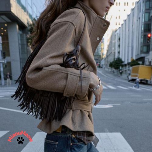 ベルト付き♪】ZARA☆クロップド丈ウールコート (ZARA/コート) 9514