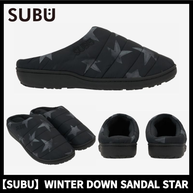 韓国限定】 SUBU☆Winter Down Sandal Star☆サンダル 【韓国限定