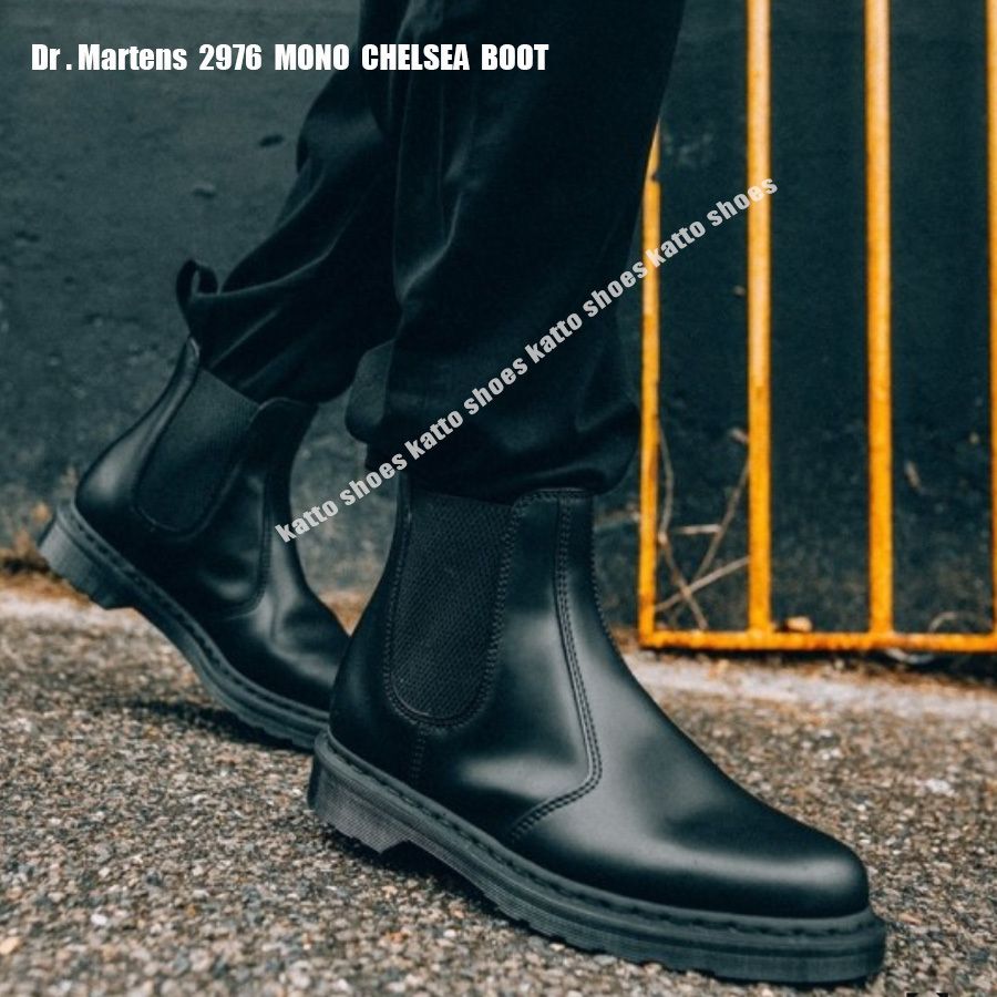 Dr Martens☆2976 MONO CHELSEA BOOT☆サイドゴア☆兼用☆黒 (Dr