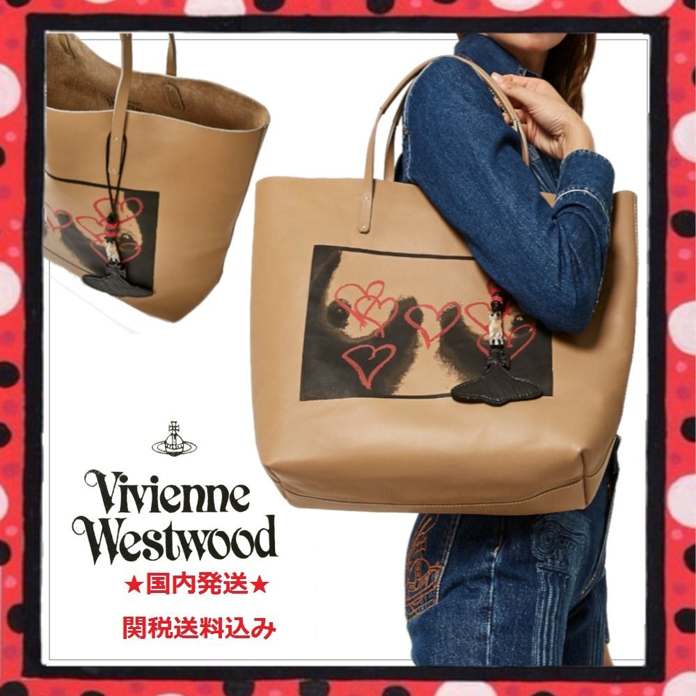 関送込☆国内発送 Vivienne Westwood TITS パンクトートバッグ