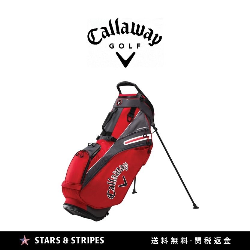 日本未販売 新作 キャロウェイ 14 TOP スタンドゴルフバッグ Red