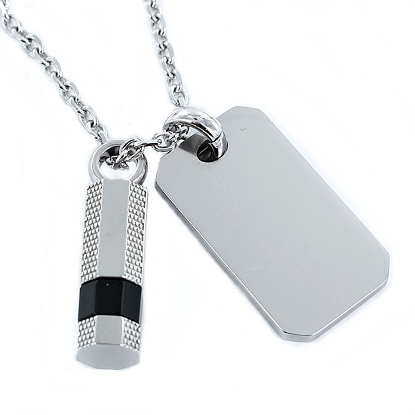 ディーゼル レディース シルバー プレート ネックレス アクセ (DIESEL