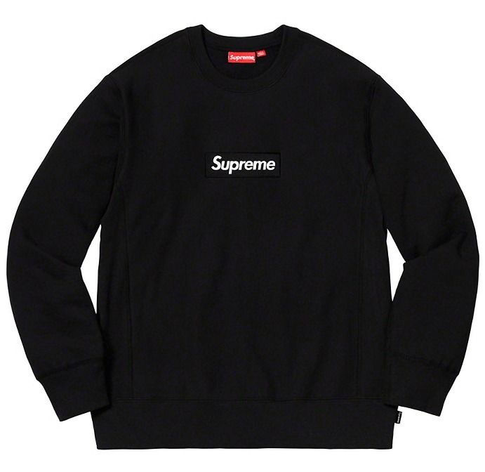 Supreme Box Logo Crewneck Black シュプリーム トレーナー ロゴ