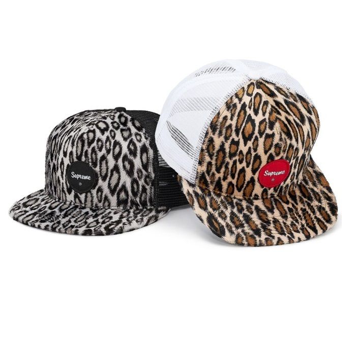 Supreme レオパード柄 キャップ 24FW SUPREME シュプリーム