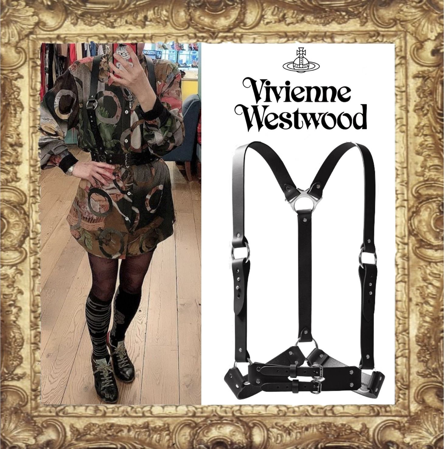 大人気☆Vivienne Westwood BONDAGE ハーネス ベルト 本革UNISEX