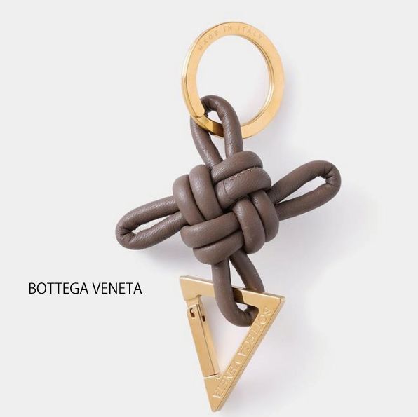 BOTTEGA VENETA】ボッテガヴェネタ ノットレザーキーリング (BOTTEGA