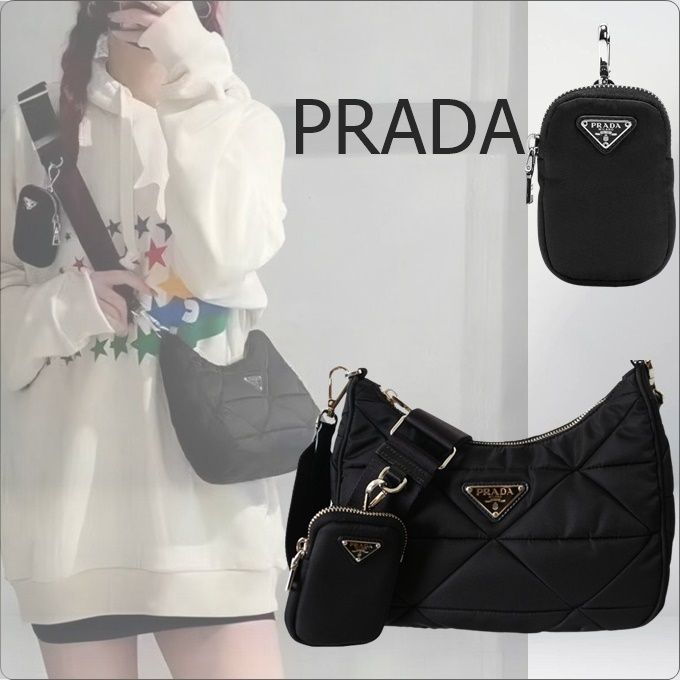 ☆PRADA☆ナイロン ショルダーバッグ☆正規品・安全発送☆ (PRADA