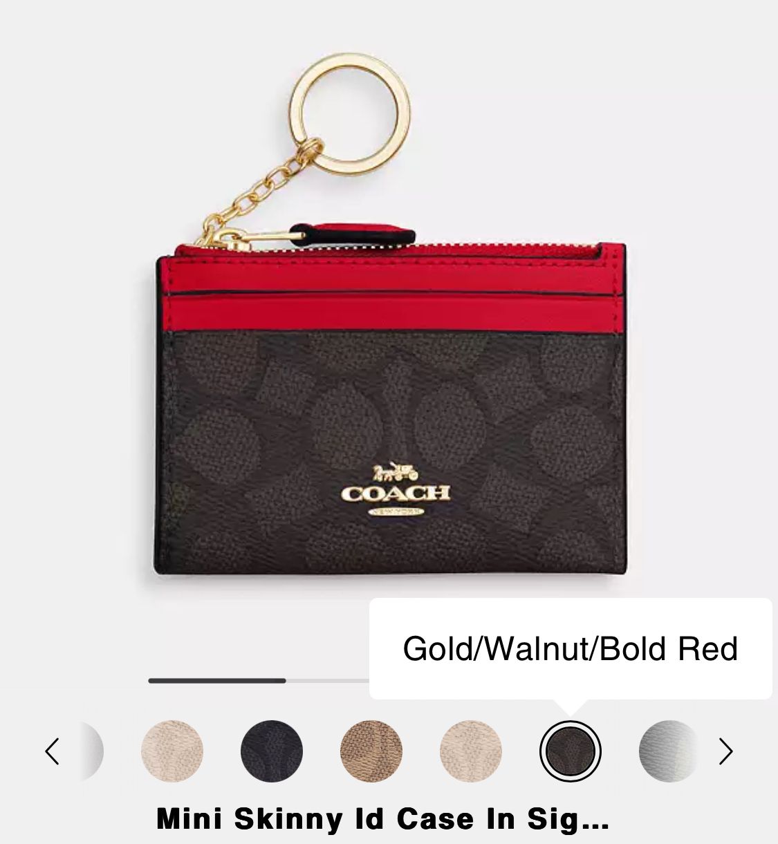 定番 COACH☆名刺・カードケース 88250*バッグに付け (Coach/カード