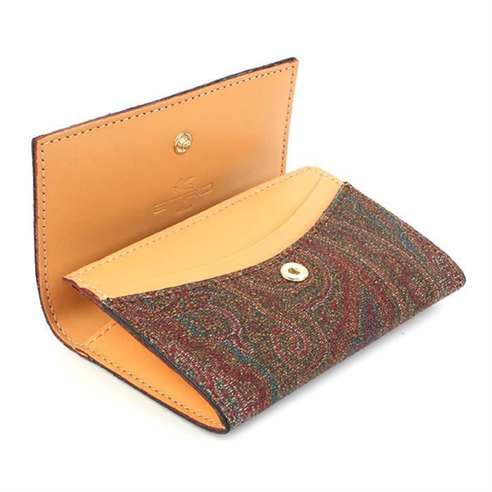 ☆ETRO☆ペイズリー カード 名刺入れ☆正規品・安全発送☆ (ETRO