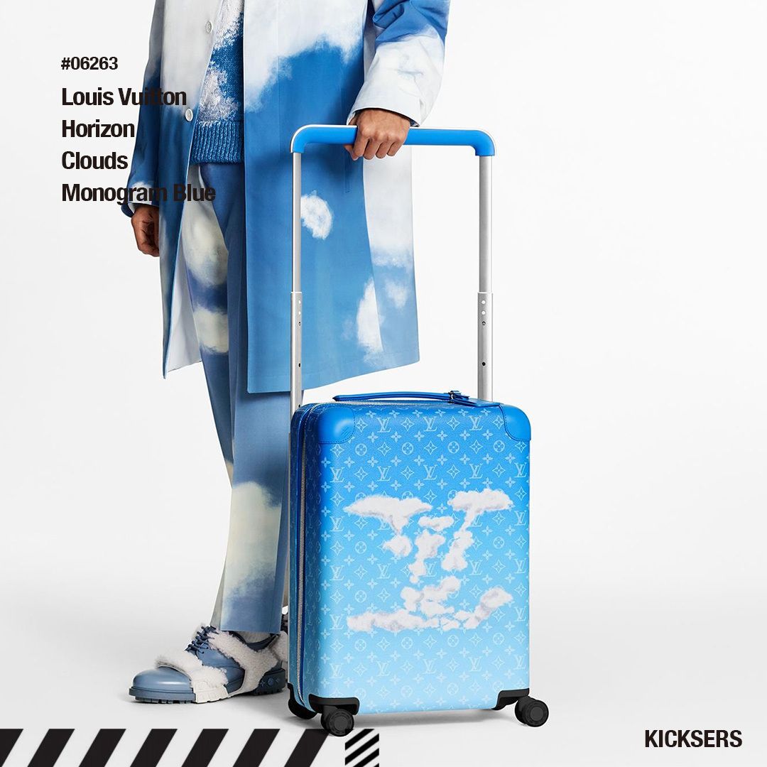 秋冬人気！Louis Vuitton Horizon Clouds Monogram 55 Blue (Louis