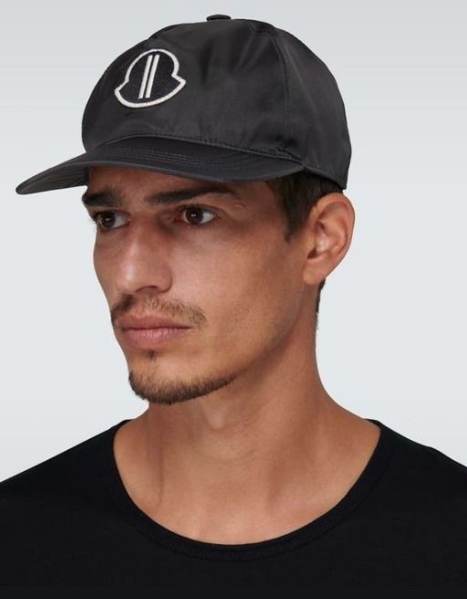 関税込】◇MONCLER + RICK OWENS モンクレール◇ロゴ キャップ