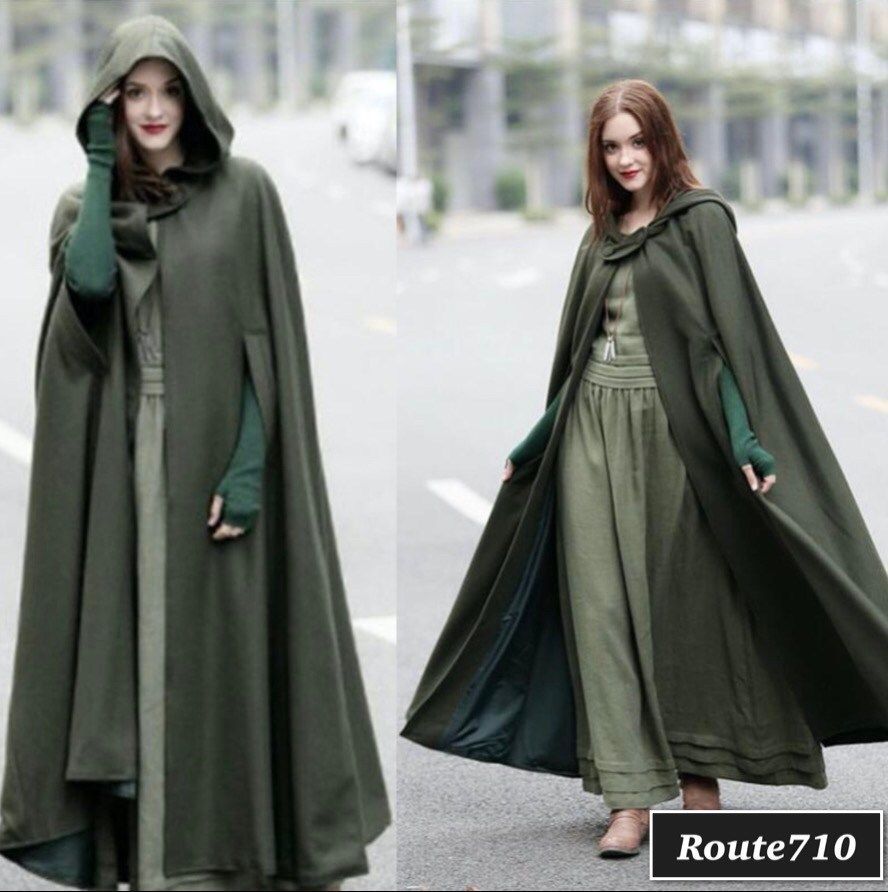 ポンチョ コート マント ケープ レディース ロング丈 コスプレ