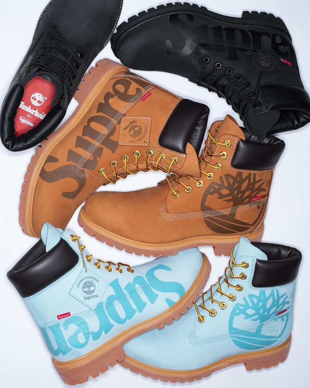 Supreme Timberland Big Logo 6-Inch Premium Waterproof Boot