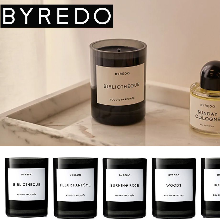 BYREDOキャンドル 優雅な香りインテリア フレグランスキャンドル