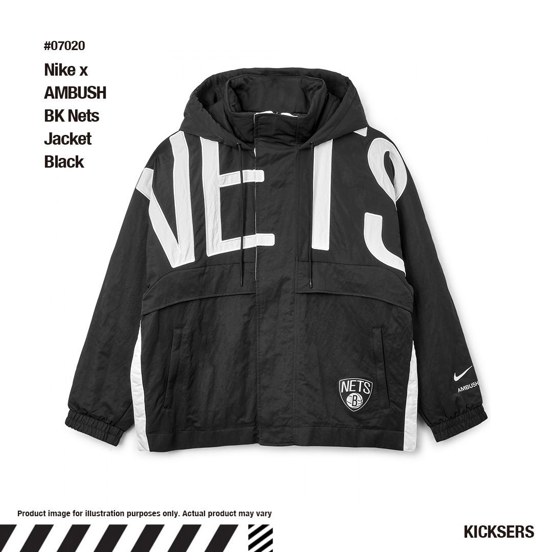 人気話題コラボ！Nike x AMBUSH NBA Nets Jacket Black (Nike/ブルゾン