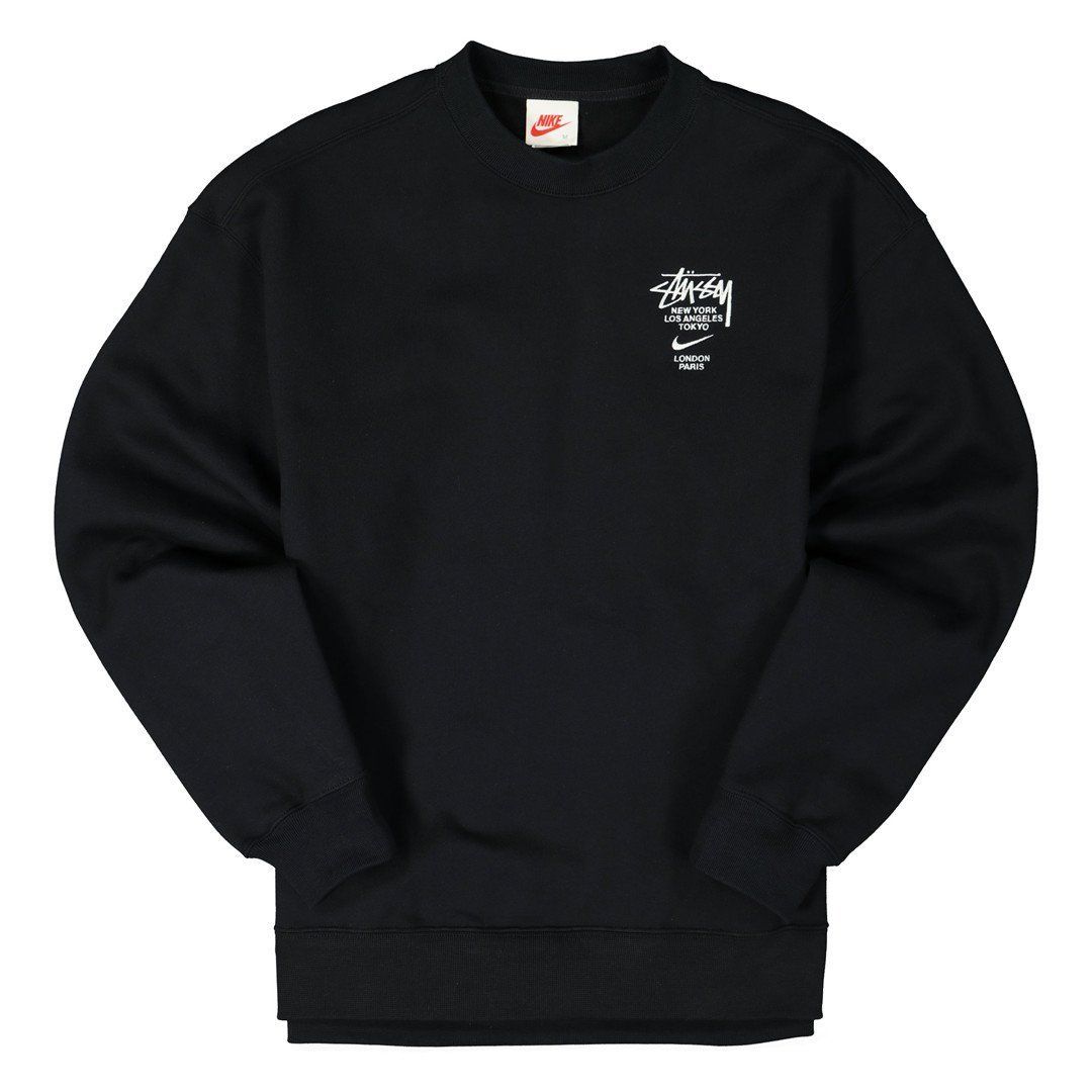 コラボ第2弾 Stussy x Nike Crewneck スウェット S～2XL (STUSSY