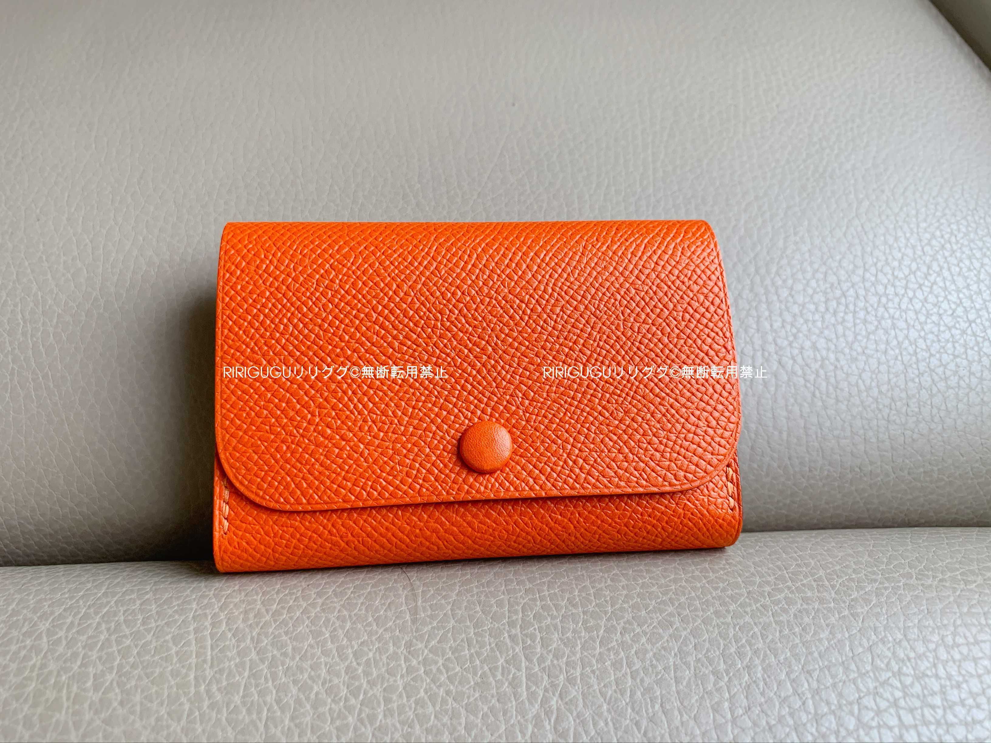 エルメス)フーオレンジ○MC2ニュートン○ カードケース (HERMES/カード