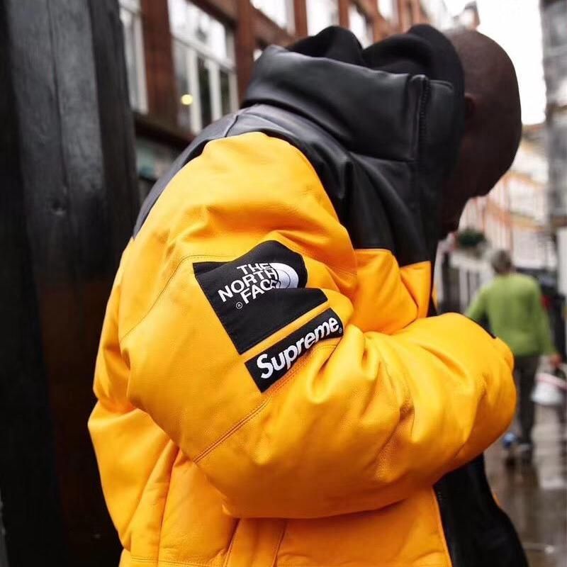 Supreme The North Face Leather Nuptse Jacket シュプリーム (Supreme
