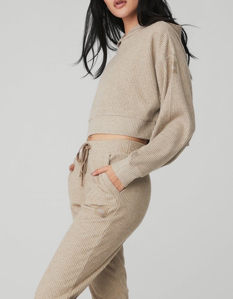 ALO Yoga Muse フーディ＆スウェットパンツ セット 3色 送料込 (ALO