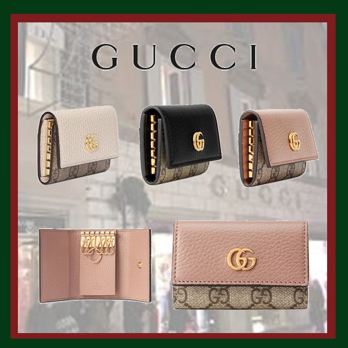 すぐ届く【GUCCI】GGマーモント レザー キーケース (GUCCI/キーケース