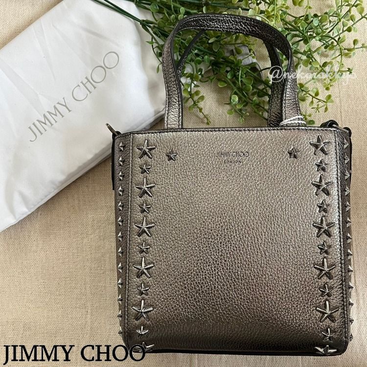 Jimmy Choo☆MINI PEGASI☆スタースタッズミニショルダー☆送込 (Jimmy