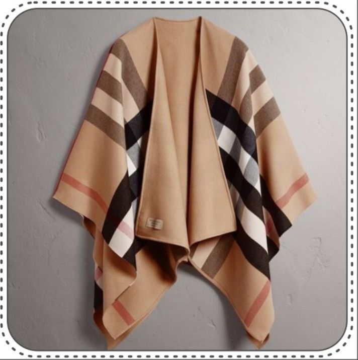 SALE☆バーバリー☆ヘビロテ間違いなし！リバーシブルポンチョ