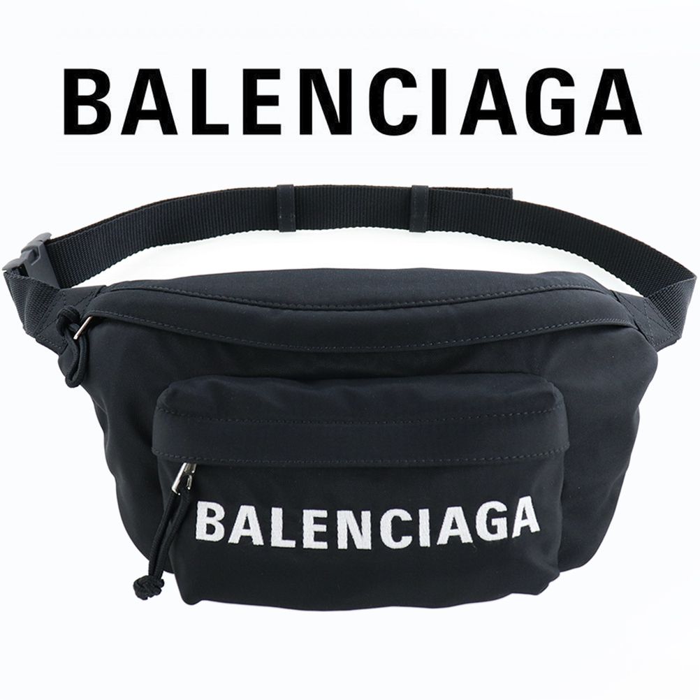 BALENCIAGA バレンシアガ ホイールベルトパック ボディバッグ 黒
