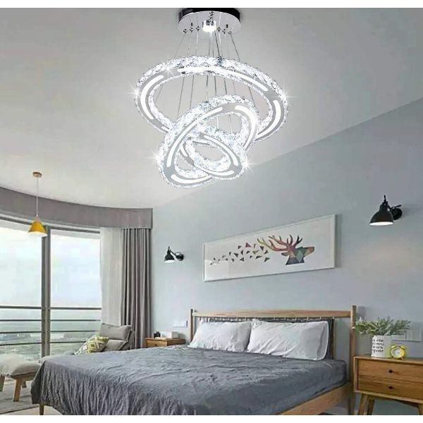 シーリングライト シャンデリア アクリル クリスタル Silver (照明