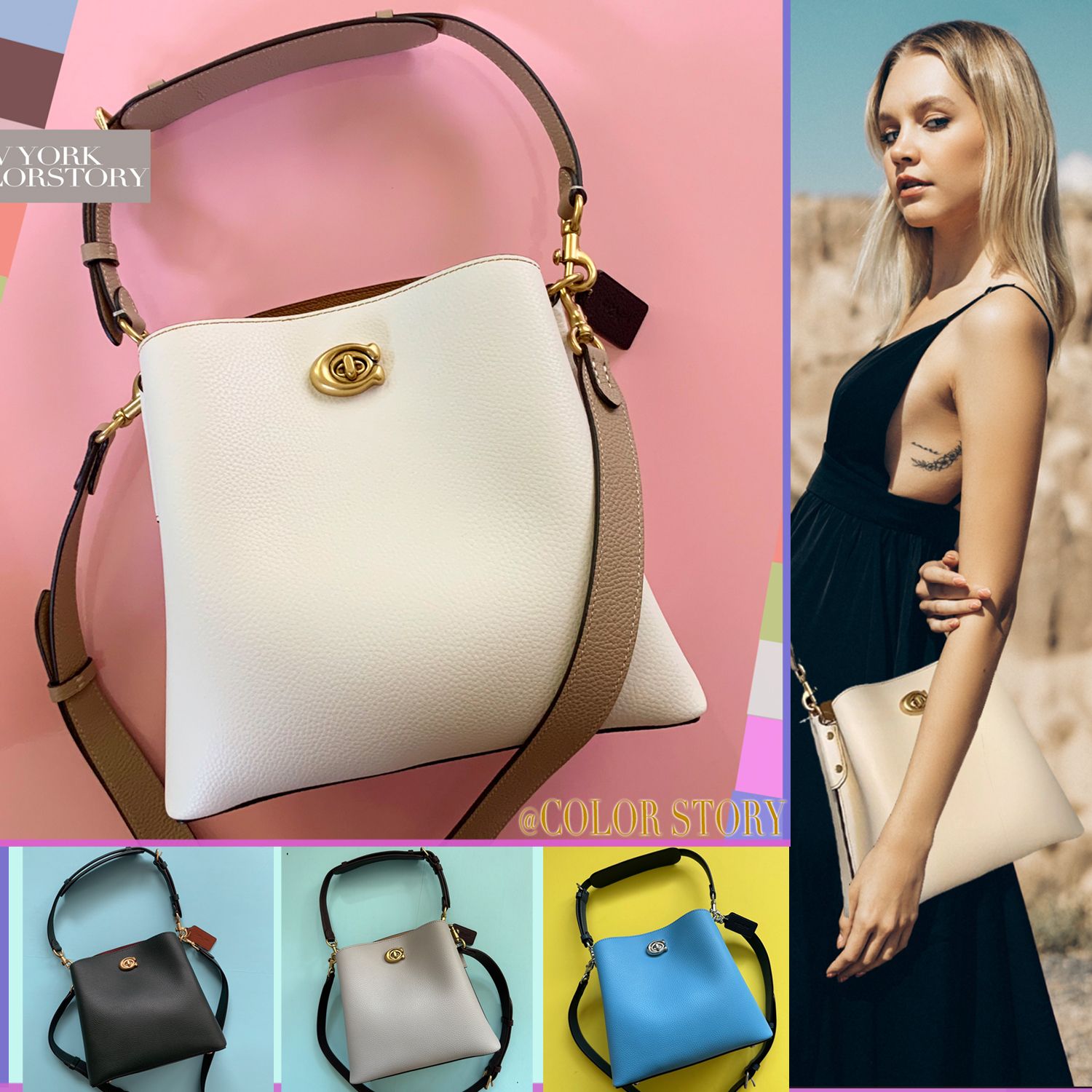 COACHブティック】○新定番○ウィロウ バケット バッグ 2WAY (Coach