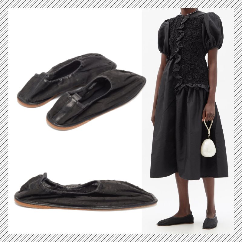 Cecilie Bahnsen】Hereu コラボ ヒヤシンス バレエシューズ (CECILIE