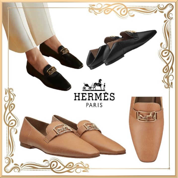 日本未入荷! 【エルメス】 モカシン タイム ローファー 2色 (HERMES