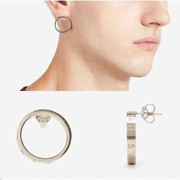 関込】MAISON MARGIELA マルジェラ◇ナンバリングロゴ ピアス (Maison