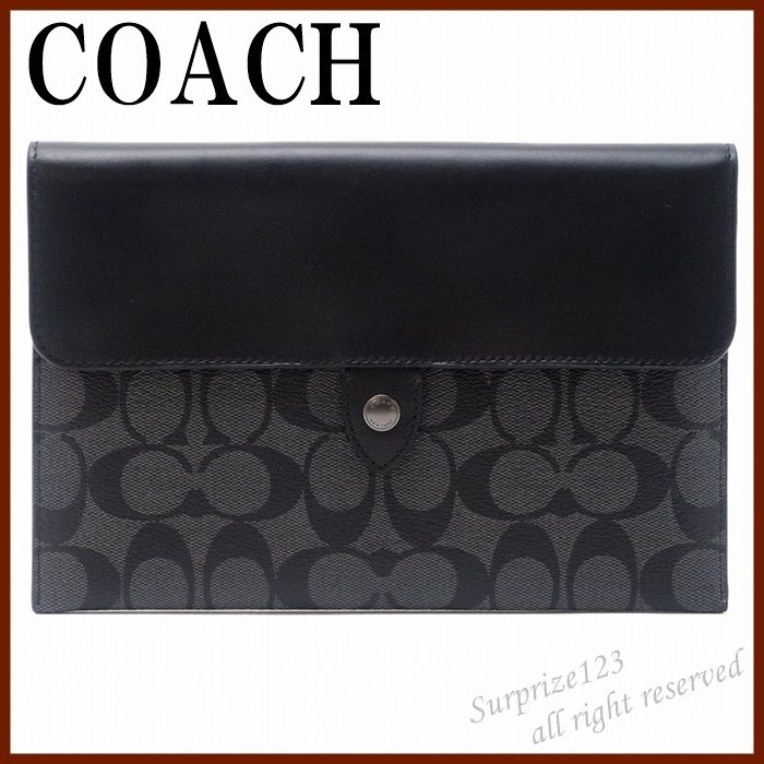 即発】コーチ COACH バッグ メンズ セカンドバッグ クラッチ (Coach