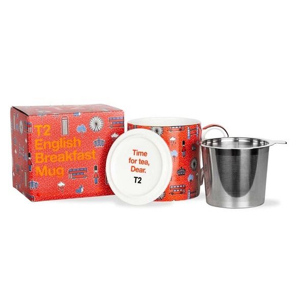 AU発☆T2 Tea ティーツーティー☆マグカップ ティーカップ 蓋付 (T2