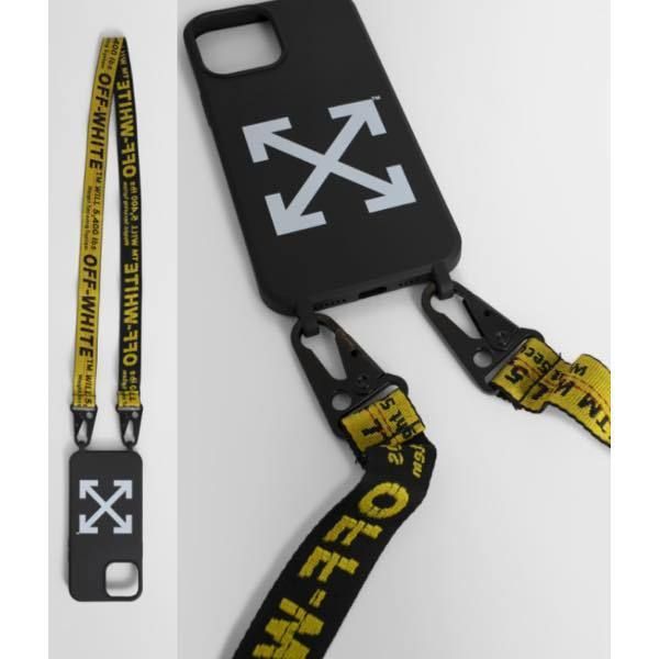 関込】OFF WHITE オフホワイト◇アローズロゴ iPhone 12 mini (Off